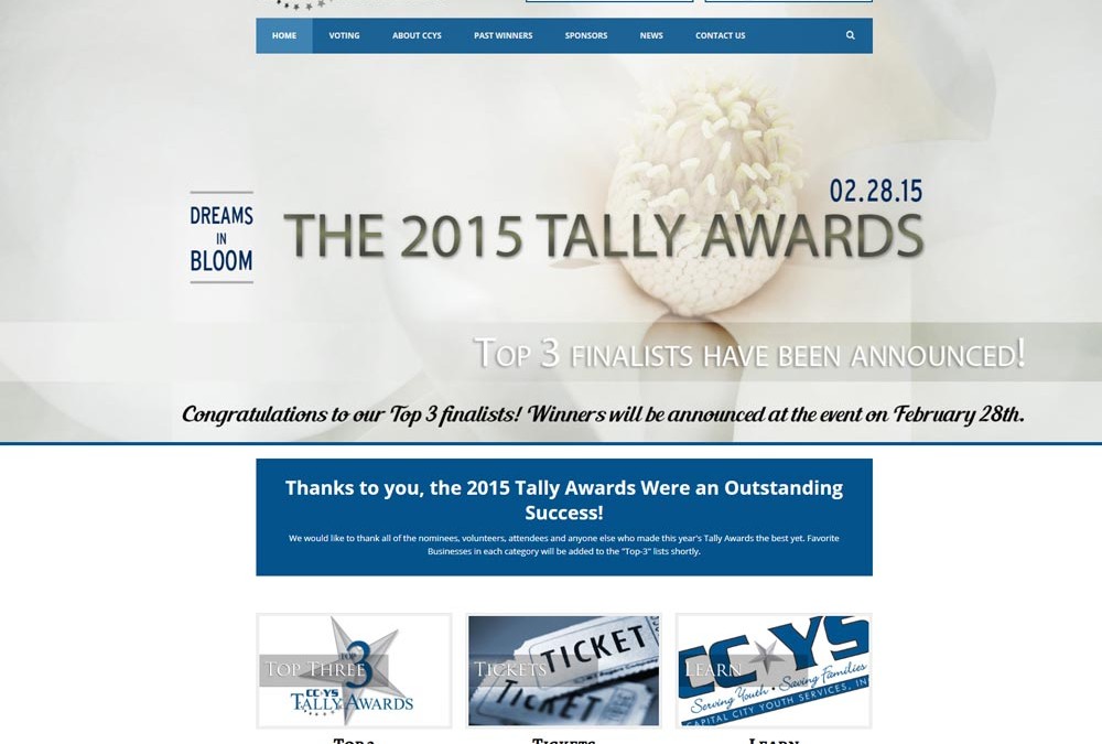 2015 Tally Awards Tallahassee Web Design and WordPress Development